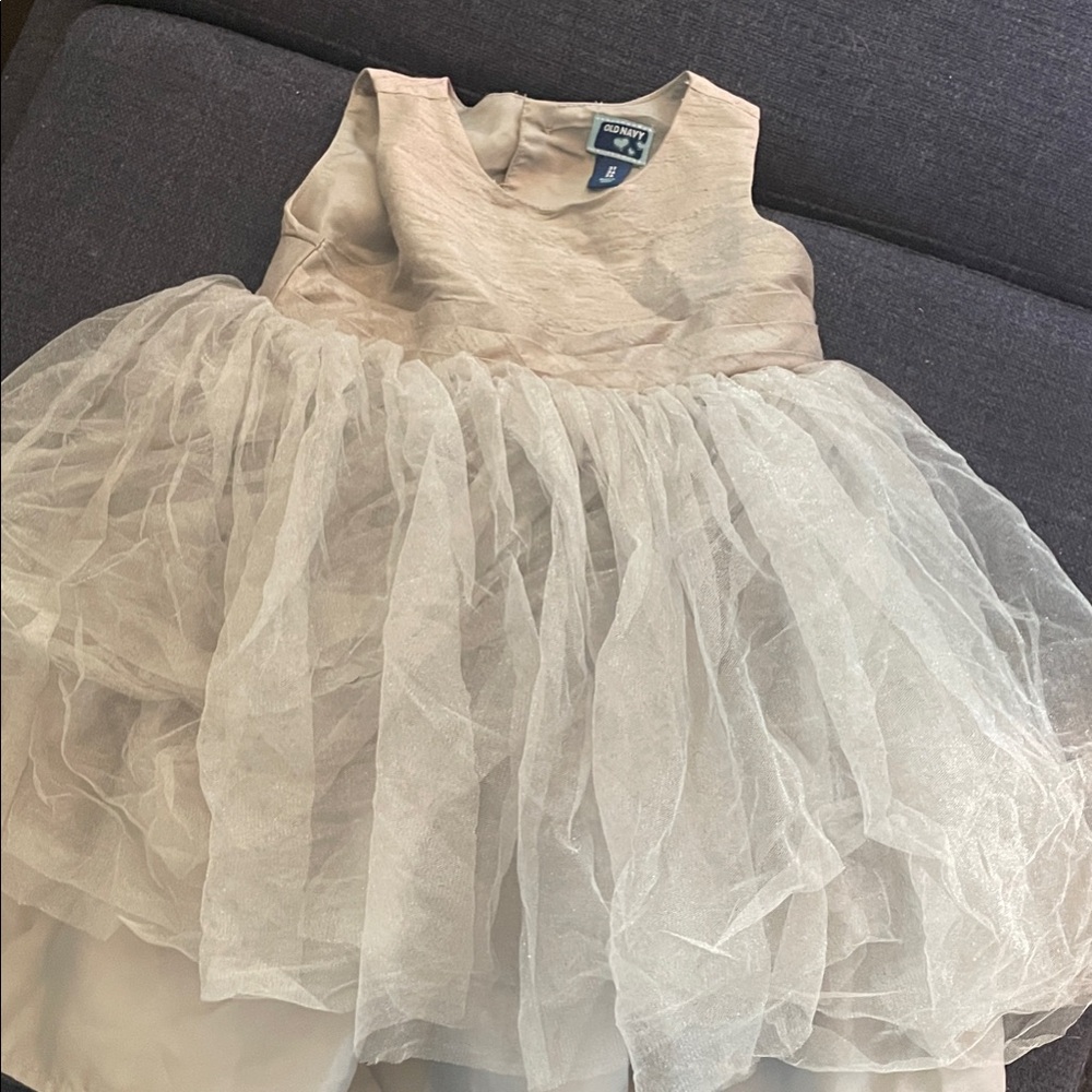 Old Navy Silvery Grey Kids Dress